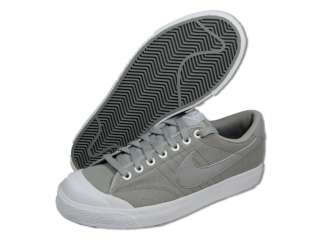 NIKE Men Shoes All Court Canvas Grey White Casual Shoes  