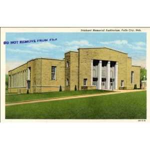 Reprint Falls City NE   Prichard Memorial Auditorium. 3B110 1943 