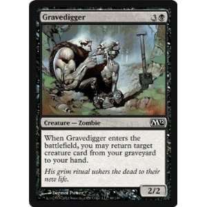  Magic the Gathering   Gravedigger   Magic 2012   Foil 
