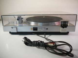 Vintage Sony PS T15 Direct drive Turntable Record Player Great 