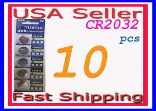 10 CR2032 L14 KCR2032 BR2032 5004LC Lithium battery   