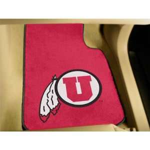 Utah Runnin Utes NCAA Car Floor Mats (2 Front)  Sports 