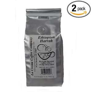 La Crema Coffee Ethiopian, 12 Ounce Packages (Pack of 2)  