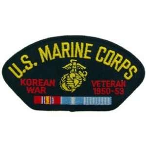  U.S.M.C. Korean War Veteran Hat Patch 2 3/4 x 5 1/4 