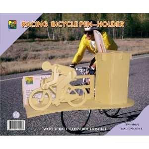 RACING BICYCLE PEN HOLDER  3d wooden puzzle Beauty
