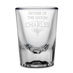  Personalized Wedding Party Shot Glass 
