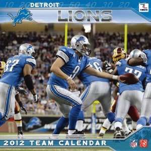  2012 DETROIT LIONS 12X12 WALL CALENDAR [Calendar] Perfect 