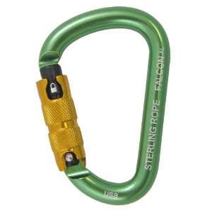  Sterling Rope Falcon Autolock Pear Carabiner Sports 