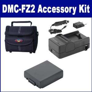Panasonic Lumix DMC FZ2 Digital Camera Accessory Kit includes SDM 132 