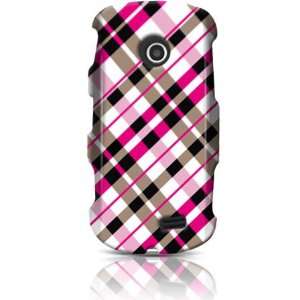  Samsung A817 Solstice 2 Graphic Case   Pink/Brown Plaid (Free 