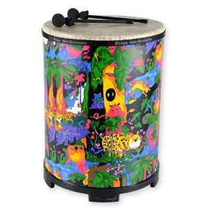  Remo Kids Percussion 21 x 16 Gathering Drum with Mallets 