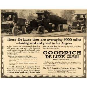   Vintage Ad B.F. Goodrich Wireless Truck Tires Dump   Original Print Ad
