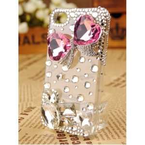 Iphone 4s 4g Best Crystal Butterfly Luxury Transparent Clear Back Case 