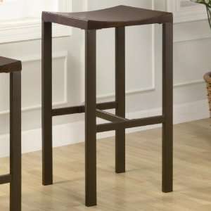    Atlus Brown Backless Bar Stool Set of 2 by Coaster