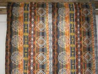 Vtg Mid Century 1960s PANTON Curtains Drapes Fabric MODERN Tapestry 