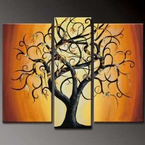  Decorative Abstract Tree Oil Painting Modern Hand Oil 