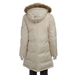 DKNY Womens Plus Size Hooded Down Parka  