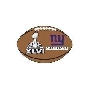  New York Giants ~ Super Bowl XLVI Champs 22 x 35 Football 