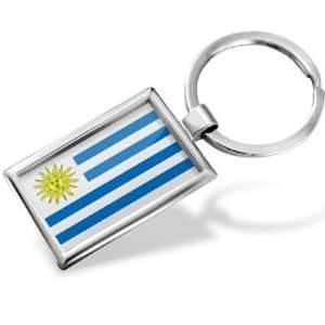  Keychain Uruguay Flag   Hand Made, Key chain ring 