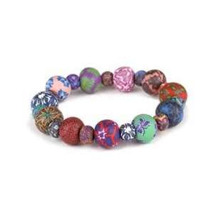  Fall Large Bead Bracelet All Clay 