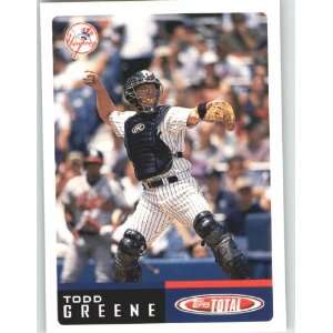  2002 Topps Total #623 Todd Greene   New York Yankees 