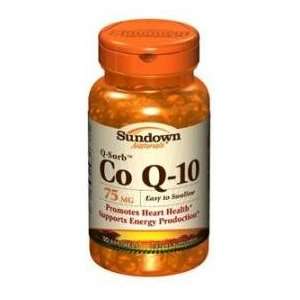  Sundown Q Sorb Co enzyme Q 10 Softgels 75mg 30 Health 