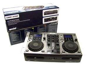 GEMINI CDM 3200 DUAL DJ CD PLAYER & MIXER CONSOLE NEW 747705206398 