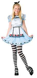 Child Large Teen and Tween Alice in Wonderland Costume  
