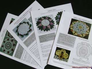 TO VIEW PHOTOS OF DOILIES THAT CAN BE MADE FROM THESE CROCHET PATTERNS 
