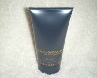 DOLCE & GABBANA THE ONE GENTLEMAN FOR MEN AFTER SHAVE BALM ~ 2.5 oz 