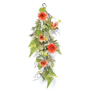   Artificial Poppy & Apple Blossom Floral Swags 37