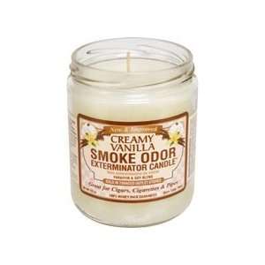 Smoke Odor Exterminator Jar Candle   Creamy Vanilla