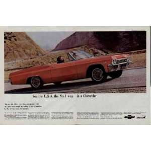  1965 Chevrolet Impala Super Sport Convertible Ad, A4173 