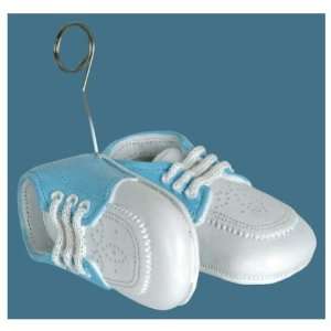  Baby Shoes Photo/Balloon Holder   Blue Health & Personal 