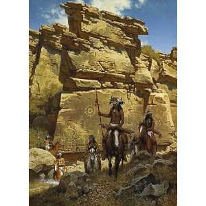 Frank McCarthy   Under the Ancient Sun Sign Canvas Giclee  