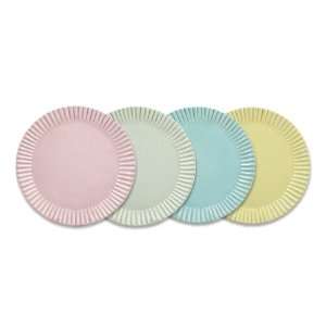  Pastel Dessert Plates (Set of 4)