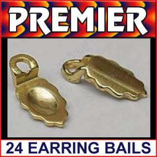 24 Aanraku EARRING Bails, Gold Plated  