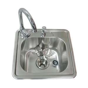   Sunstone Single Sink w/ Cold & Hot Water Faucet Patio, Lawn & Garden