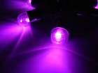 12 Purple Submersible Led Light Paper Lantern Balloon Floral Wedding 