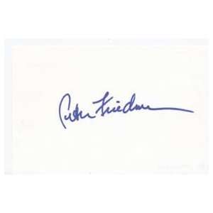  PETER FRIEDMAN Signed Index Card In Person Everything 