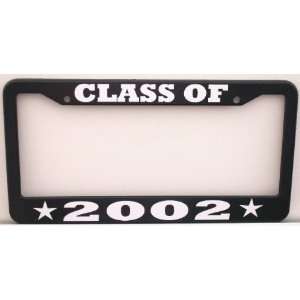  CLASS OF 2002 License Plate Frame Automotive
