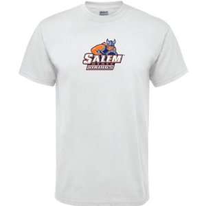  Salem State Vikings White Logo T Shirt