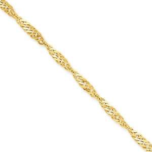  20 Inch 14k Singapore Chain Vishal Jewelry Jewelry