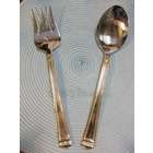 Prestige Colosseum Gold Serving Fork And Spoon 10.5 inch 18/10 