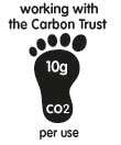 The Carbon Trust Carbon Reduction Label for Value deodorant 200 ml