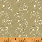 Delicate Floral Stripe on Tan Indigo Collection Windham 1800s Civil 