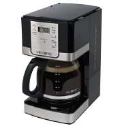 Mr. Coffee 12 Cup Programmable Coffee Maker   Stainless Steel/Black at 