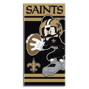  New Orleans Saints 30 x 60 Mickey Beach Towel Sports 