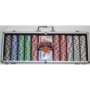   500 Piece Clay Composite Poker Chip Set and Case