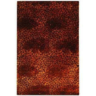 Safavieh Animal Print Area Rug NEW Skins Carpet 6 x 9 Gold Wool Hand 